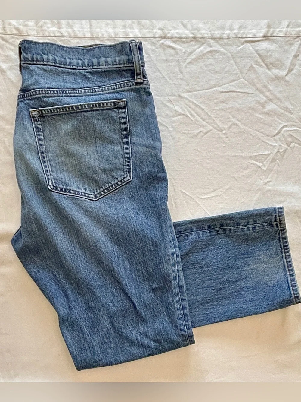 J.Crew Flex Slim Men’s Jeans 36x30 Light Wash Distressed Stretch Denim